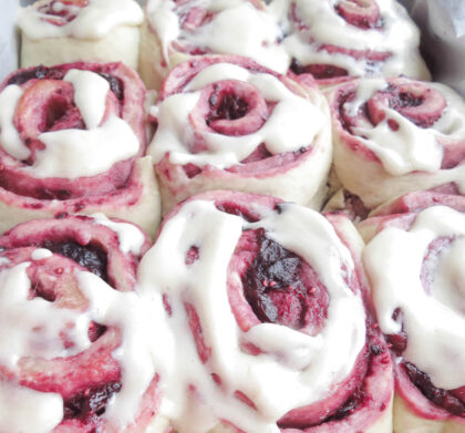 Triple Berry Sweet Rolls