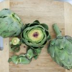 cleaning artichokes