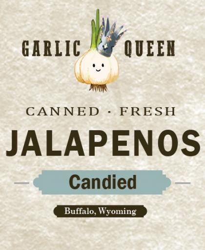 Candied jalapeños from Garlic Queen in Buffalo Wyoming