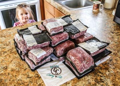 Wyoming Cowboy Cuts Ground Beef