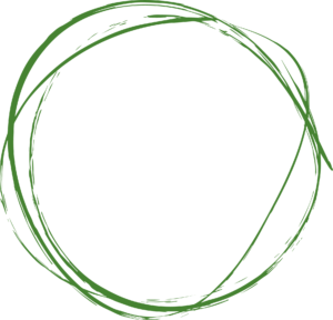 circle green scribble icon