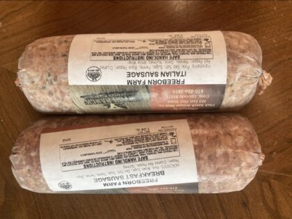 All-Natural Pastured Pork Breakfast Sausage